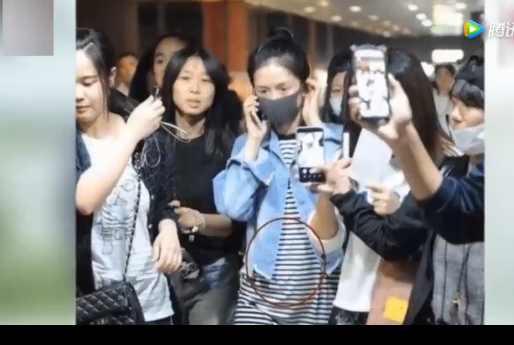 谢娜大肚子要生了图片