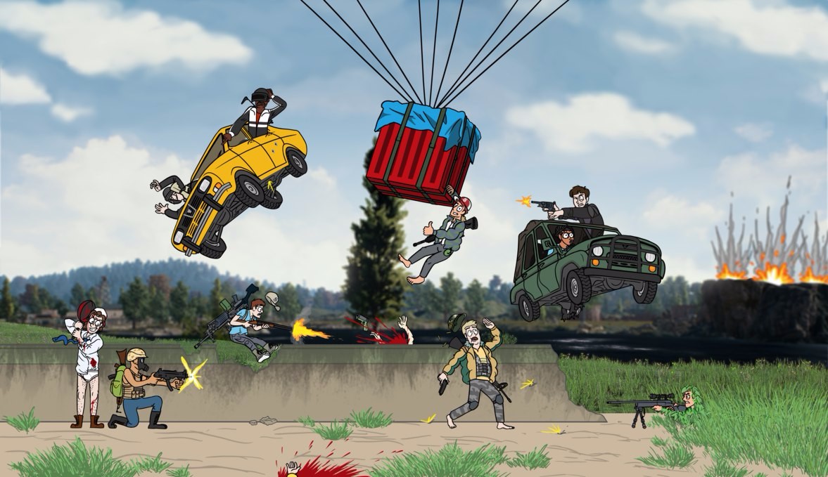 绝地求生玩家自制动画,喜欢的可以做壁纸|动画|绝地|壁纸_新浪网