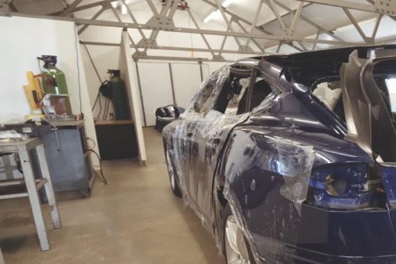 特斯拉改装！Model S变身旅行车