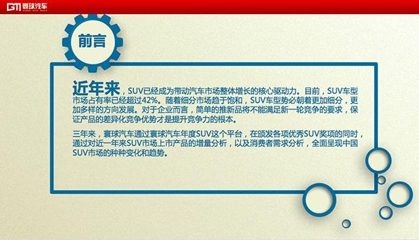 2017-2018年度SUV发展趋势报告发布:中国品