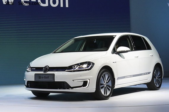 2017广州车展探馆 大众e-Golf实车曝光