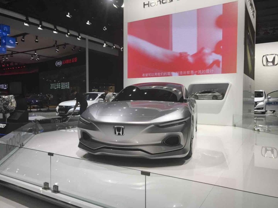 全新本田C001概念车亮相广州车展,帅到没朋友!