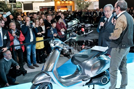 电动混动齐上阵 Vespa Elettrica将量产