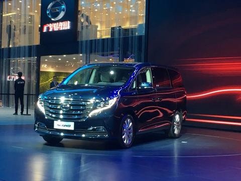 直击广州车展广汽传祺GM8全球首发以后接贵宾就用它了