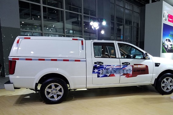 2017广州车展 卡威EV7皮卡正式亮相发布