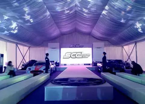 paly叶无道参加scc年会,豪车美女云集,看看都过