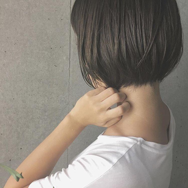 日系短发，不用打理也能很好看的发型