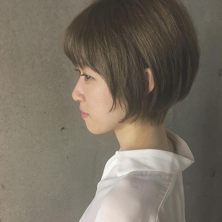 日系短发，不用打理也能很好看的发型