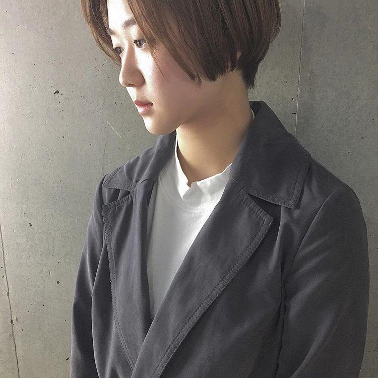 日系短发，不用打理也能很好看的发型
