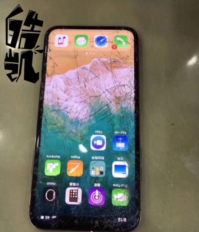 网友拿256G的碎屏iPhoneX卖8000,被网友骂惨