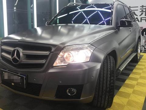 改装奔驰GLK300，好车总是被停产，换上车膜堪比宝马X5！