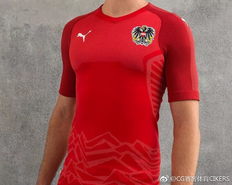 奥地利国家队2018赛季主场球衣发布!