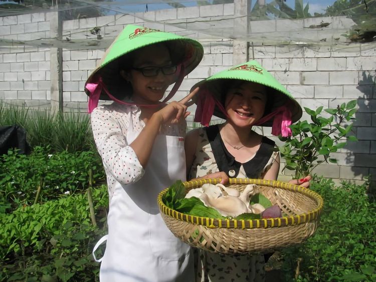 越南乡村风景秀丽 越南女人在这里时隐时现
