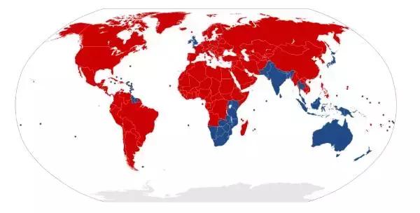 为什么中国美国的车靠右开，英国日本的靠左开？