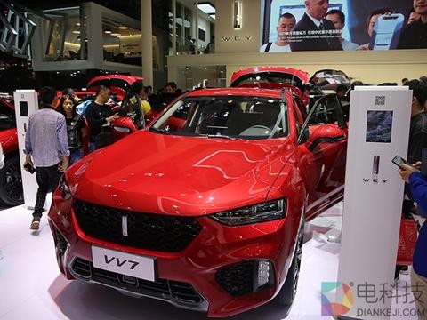 长城WEY VV7广州车展实拍：前驱SUV也能叫板丰田陆地巡洋舰？
