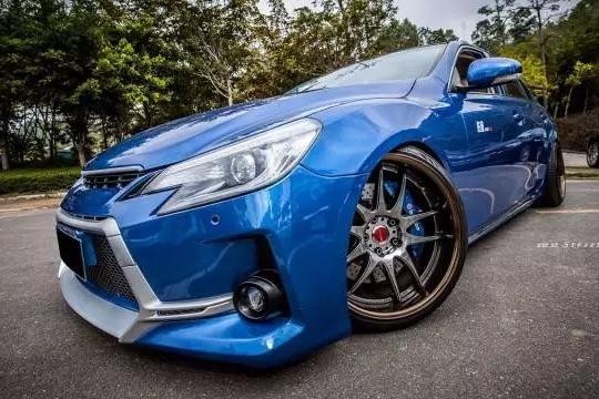 接毒吧！蓝色锐志Mark X G&039;s 低趴姿态