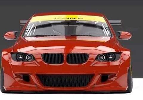 BMW E92 M3有着夸张暴龟，开在路上会不会扫到机车啊？