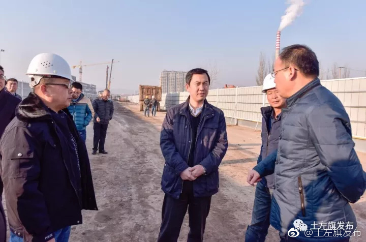 成红亮视察呼和浩特三环路土左旗段工程建设情况