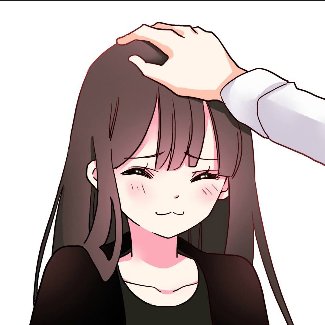 动漫少女壁纸——对女孩温柔的最高境界是摸摸头,反应