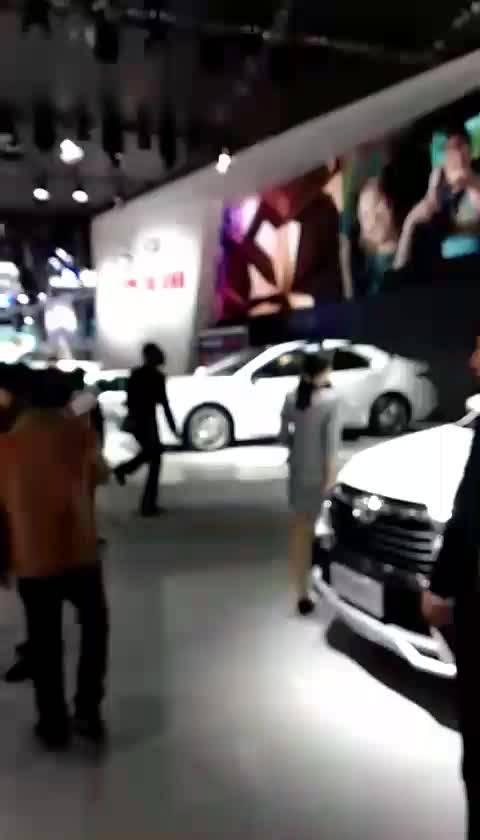 今年哈尔滨车展没有多少人  ​
