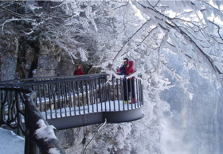 冬季到张家界来看雪_张家界怎么玩_张家界旅游攻略