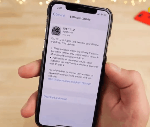 ios11.1.2正式版更新来了 iphone x出现触屏失灵问题