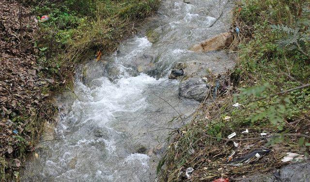 山区12岁农村娃在河沟钓鱼,半小时能钓十几条