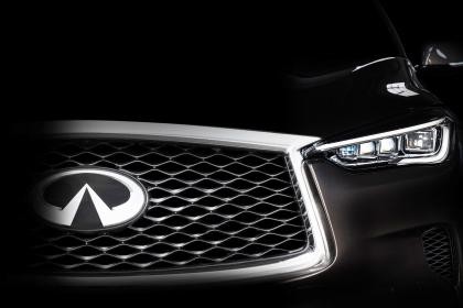 英菲尼迪QX50最新预告图发布 沿用概念车设计