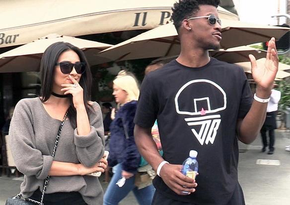 绯闻女友大比拼! nba球星吉米巴特勒品味完爆哈登!