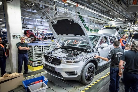 沃尔沃XC40在比利时正式投产 定于明年上市