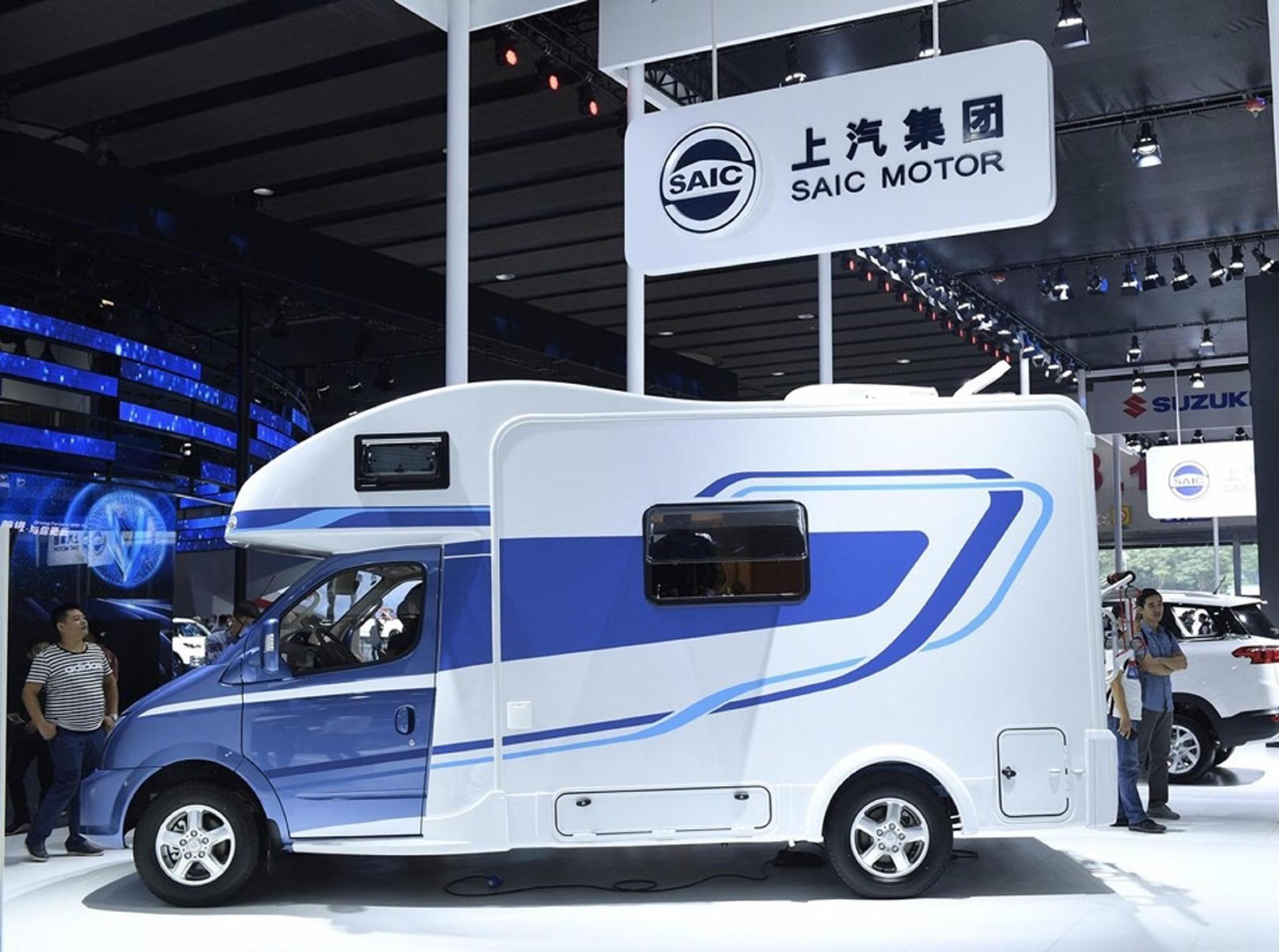 上汽大通RV80 新款房车,2017广州车展实拍!