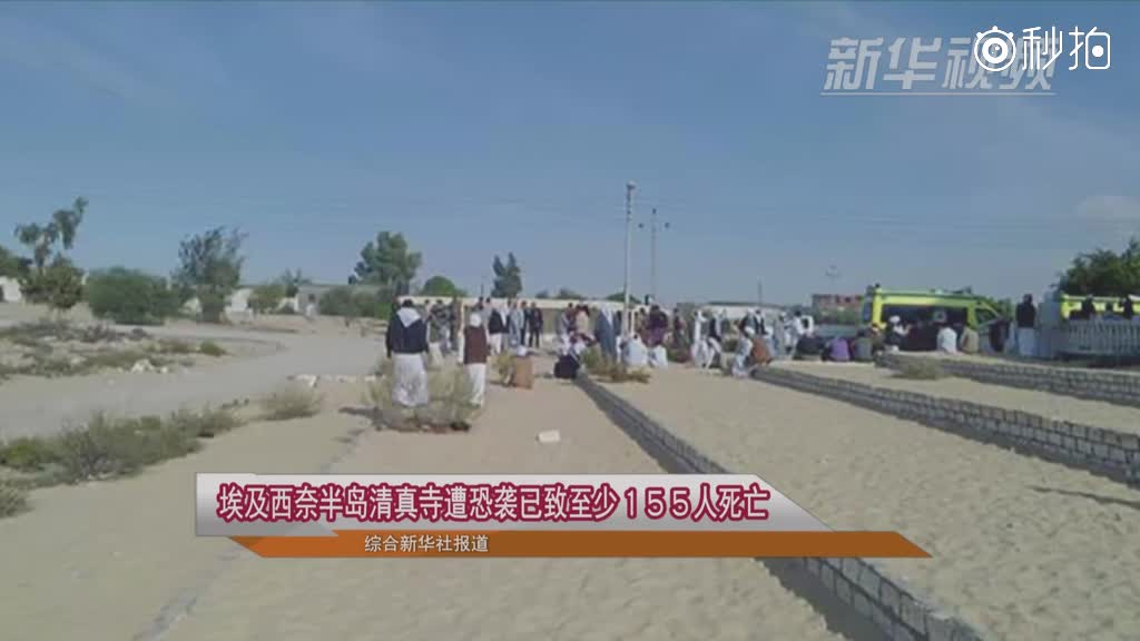 埃及一清真寺遭恐袭 至少155人死亡