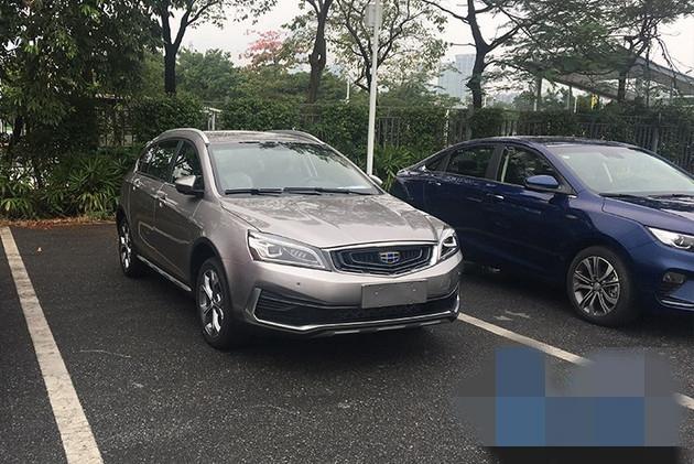 广州车展实拍吉利全新SUV，外观犀利无比，卖10万全面竞争合资车