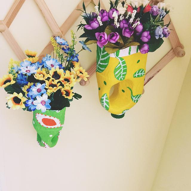 老公把洗衣液瓶这样一改,好几件家具不用买了