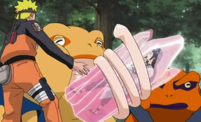 火影忍者:雏田被封印在水晶中，蛤蟆龙不小心摔碎，鸣人大发雷霆