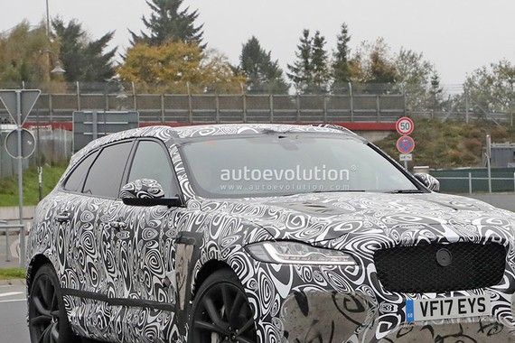 捷豹F-PACE SVR最新谍照 或洛杉矶亮相