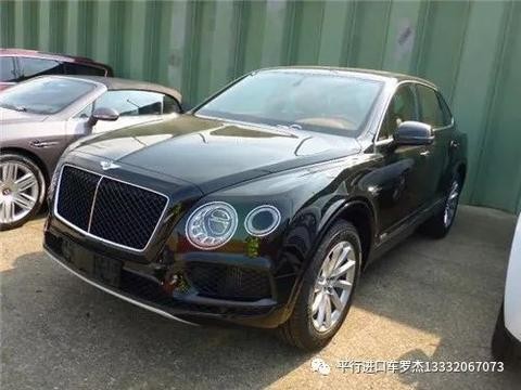 2018款宾利添越6.0T汽油或4.0T柴油现车泛滥天津港最新现车报价