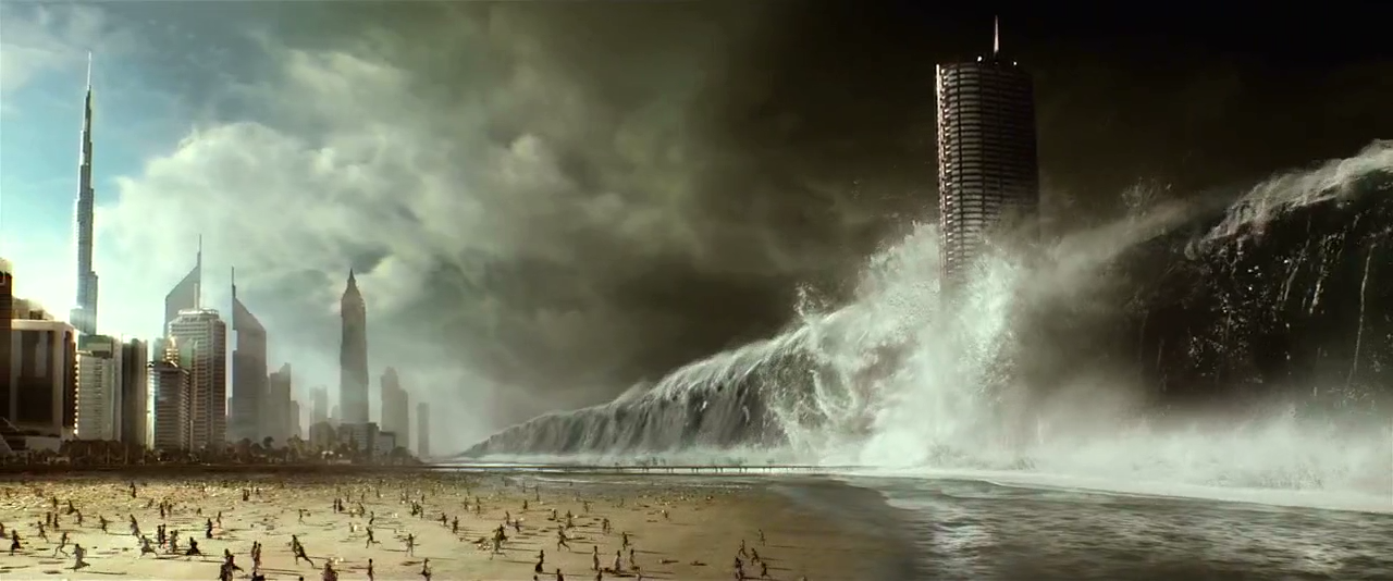 2017《全球风暴》科幻电影告诉迪拜被洪水攻击,要到哪里躲