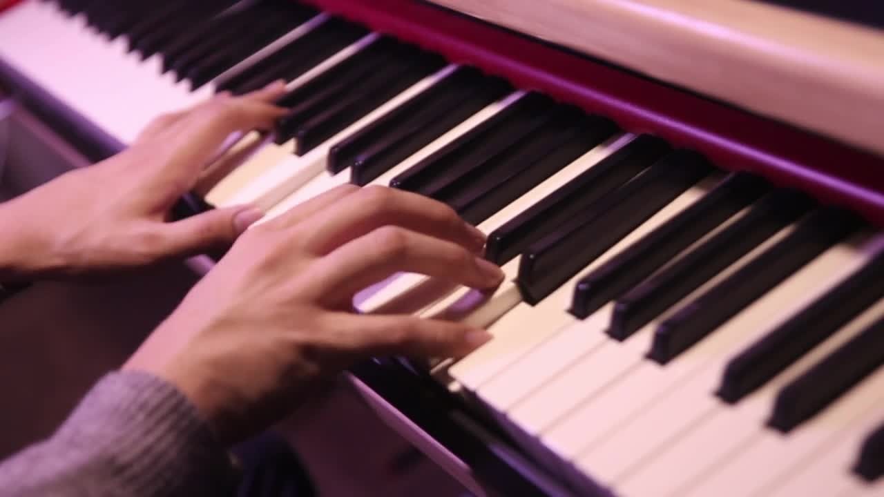 昼夜钢琴曲谱萱花草_萱花草钢琴曲谱(5)
