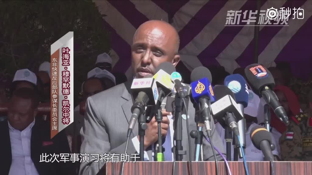 东非快速反应部队展开军事演习