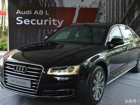 陪朋友去杭州看防弹版奥迪A8L，一问价格.直接腿都软了