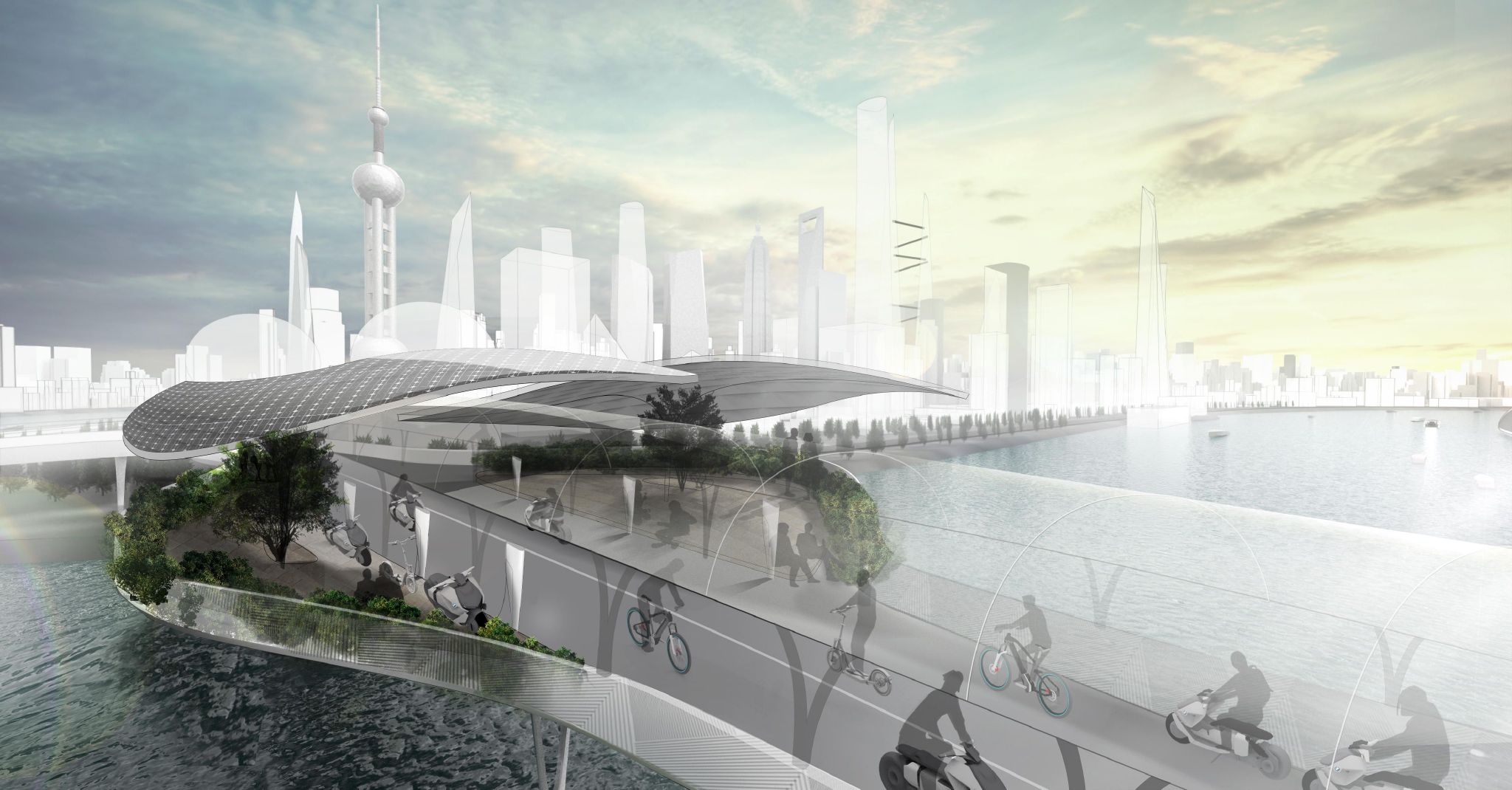 宝马要给电动自行车建了车道，这要实现起来靠谱不？