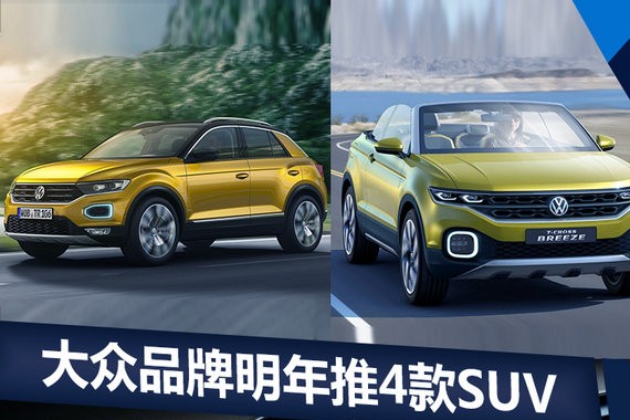 大众明年将推4款新SUV 大型车PK宝马X5/奥迪Q7