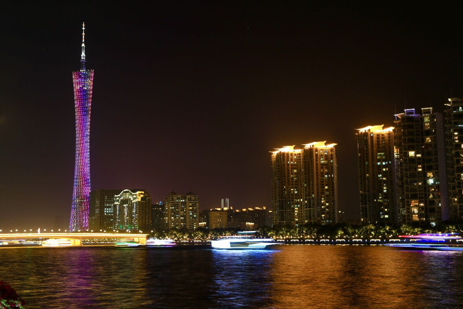 夜幕下的广州城—夜景摄影