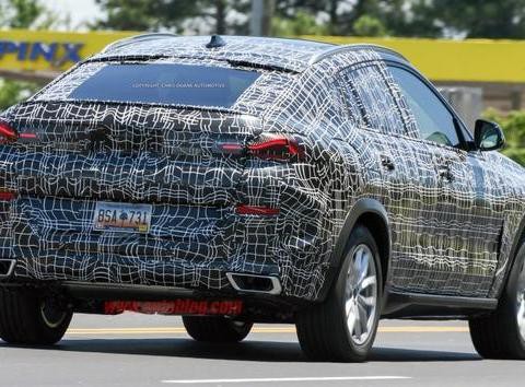 宝马X6谍照曝光, 最高动力将搭载4.4T V8发动机, 达到600马力