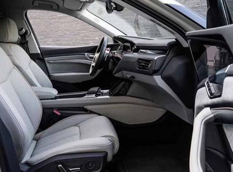 奥迪e-tron内饰官图发布 标配空气悬架