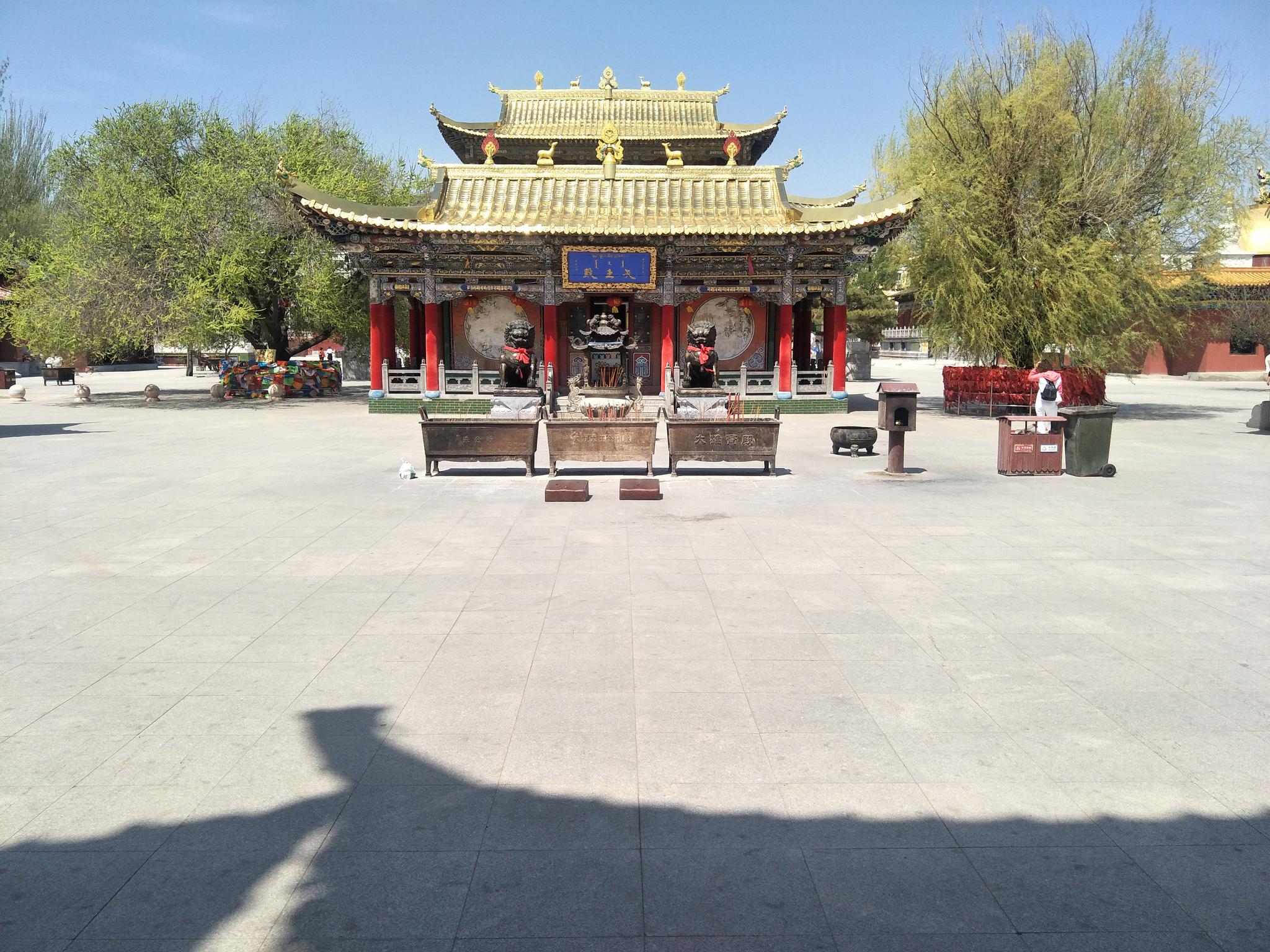 通辽市西拉木伦公园吉祥密乘大乐林寺,原创摄影