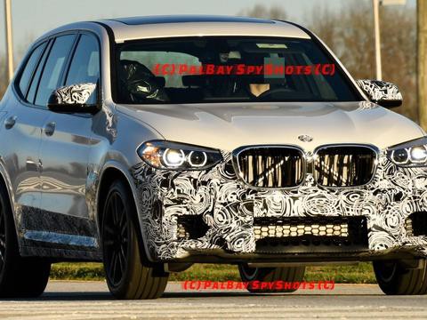 宝马X3 M路试谍照曝光 或于2019年初亮相