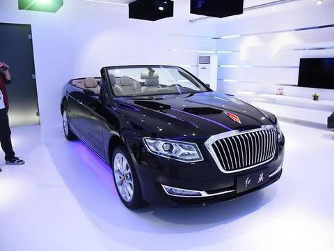 国产最拉风的红旗敞篷车，5米1的车长，完爆德系超跑了！