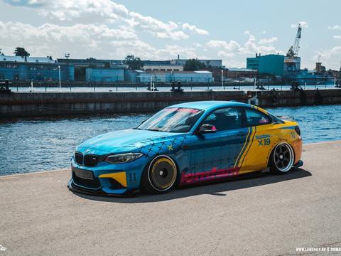 色彩斑斓与粗犷的激情碰撞 宝马M2大胆改装